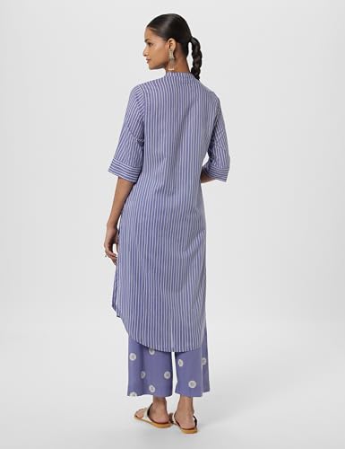Image of BIBA Women Cambric Straight Printed Suit Set