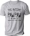 IZI POD Personalized Grandpa Dad Shirt, Custom Grandpa Grandkids Name Shirt, Birthday Christmas Fathers Day Dad Grandpa Gift (A7-Pawpaw)