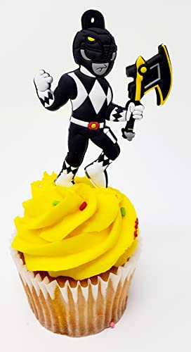 Power Rangers Birthday Cupcake Cake Topper Set #TOP6