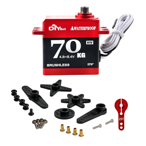 70kg Waterproof Brushless Servo with 270° Travel