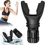 Glowcharm 2pcs Breathing Trainer Portable Lung Exerciser, Adjustable Resistance Lung Trainer & Breath Trainer Device for Respiratory Muscle Training and Lung Capacity Improvement
