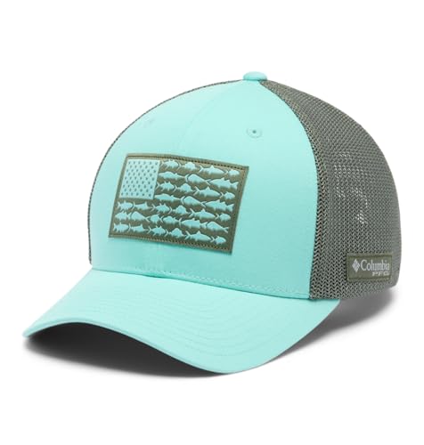 Image of Columbia Unisex Adult PFG Logo Mesh Ball Cap