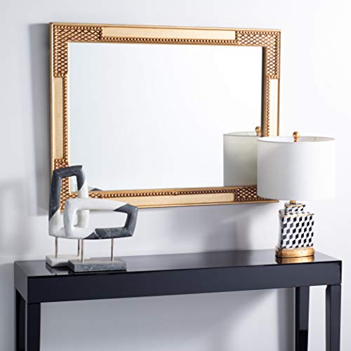 Safavieh Home Collection Velmin 30 X 40-Inch Golden Olive Rectangular Decorative Mirror #TOP17
