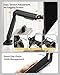 monTEK Single Monitor Arm Mount for 17-32 Inch Screens, Heavy Duty Steel Mechanical Spring Desk Monitor Stand, Full Motion Adjustable Monitor Arm with Clamp & Grommet, VESA 75/100, Holds up to 20lbs