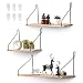 AGSIVO Bedroom Shelves Wall Shelves for Living Room Rustic Storage Shelves,Home Decoration,Office,Bathroom,Living Room and Kitchen Shelf,3 Size