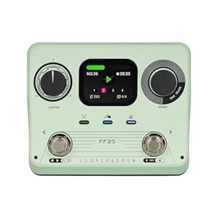 Dual Footswitch Control Design: Experience effortless switching between rhythm modes and loop phrases with our Drum Machine Guitar Pedal, freeing your hands and enhancing your creative rhythm-making experience. Extended 5-Hour Stereo Recording: Captu...