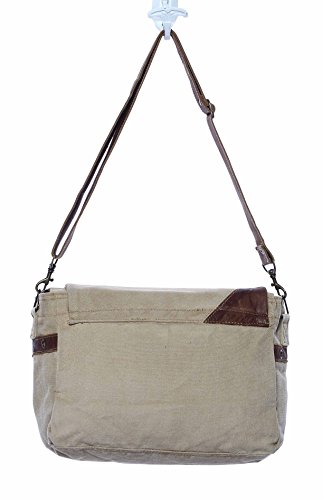 Myra Bag Victors Upcycled Canvas Messenger Bag S-11324