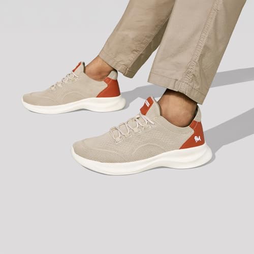 Image of Neeman's The Knit Strides Sneakers for Men | Lightweight with Breathable Knit Upper & Cushioned EVA Sole for All-Day Comfort
