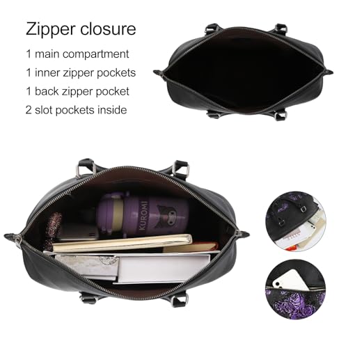 Image of Genuine Leather Handbags for Women Satchel Tote Bags Top Handle Bags