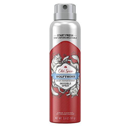 Old Spice Invisible Spray Antiperspirant and Deodorant for Men, Wolfthorn, 3.8 oz