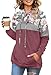 Angerella Floral Hoodies for Women Plus Size Sweatshirts Pullover Long Sleeve Fall Tops Clothing Flower Print XXL