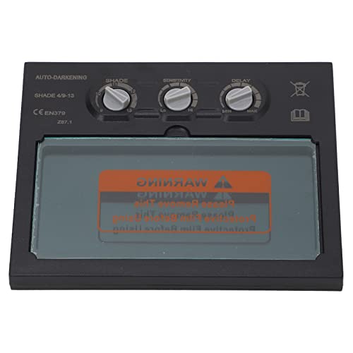 Lente de Soldagem Com Escurecimento Automático para Conjunto de Máscara Lentes Capa Filtro Acessório
