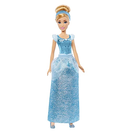 image for Mattel Disney Princess Cinderella Doll in Sparkling Fashion with Remov