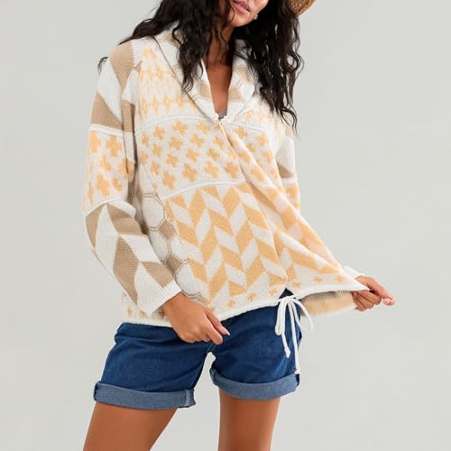 Image of Cardigan Sweaters for Women Button Down Shawl Collar Oversized Sweater Coats Y2k Print Cardigans Fall Fashion