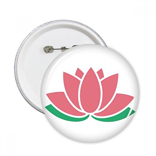 Pins fleur de lotus ronde pour camoufler un accroc sur un vêtement