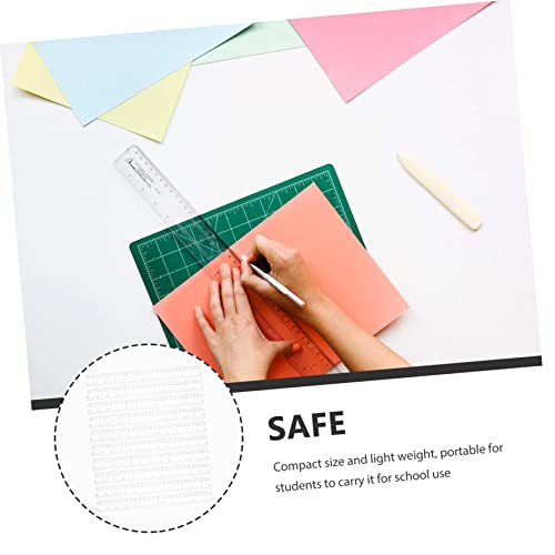 MAGICLULU 10 Pçs Kit De Material De Escritório Régua Transparente Réguas Profissionais Régua De Meta