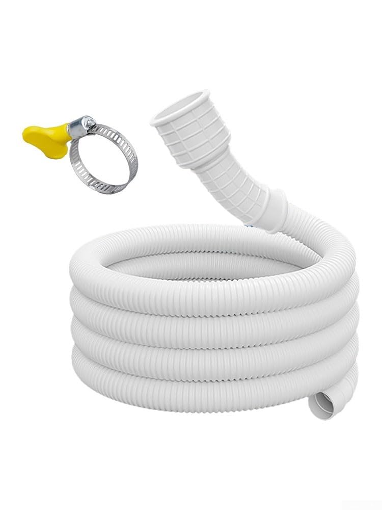 Manguera de desagüe, Manguera flexible for agua diseñada for lavadoras y aires acondicionados(3meter)
