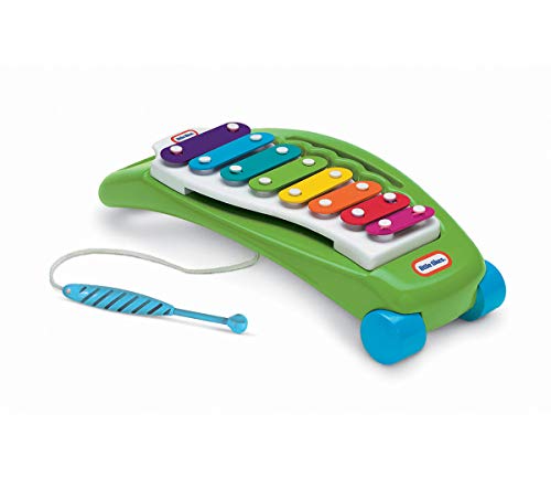 little tikes 642982E4C Tap-A-Tune Xylophon-Alle Melodien-Tolles Erstes Instrument-Dient auch als Ziehspielzeug-Fördert die Hand-Augen-Koordination und die Feinmotorik