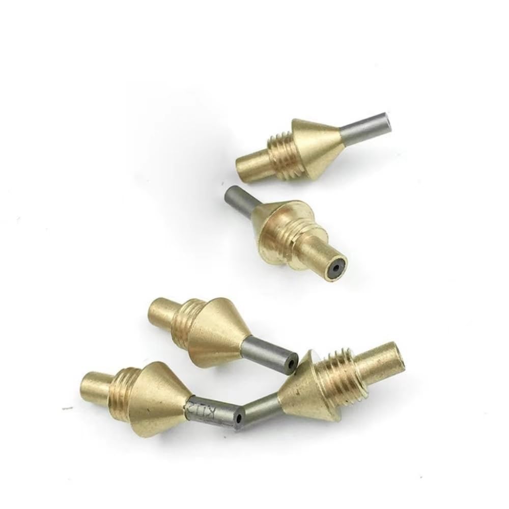 Pezzi di Ricambio for sabbiatrice da Laboratorio Dentale, sabbiatrice, Penna con Manico in Ottone, ugello in Acciaio al tungsteno, con Tubo in Silicone da 40 cm(5 PCS Nozzle)