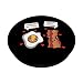 Funny Don't Go Bacon My Heart Cool Bacon And Egg Gift Foodie PopSockets PopGrip: Swappable Grip for Phones & Tablets