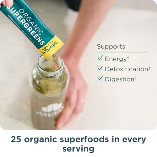 Ancient Nutrition Organic Super Greens Powder, Probiotics, Mango - image 6