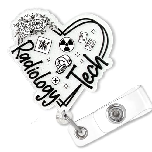 Enrouleur de badge radiologie rétractable, cadeau radiologue original