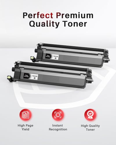 Toner noir TN248XL compatible Brother MFC-L3740CDW pour impression de bureau