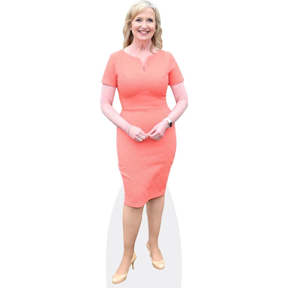 Carol Kirkwood (Peach Dress) Mini Size Cutout