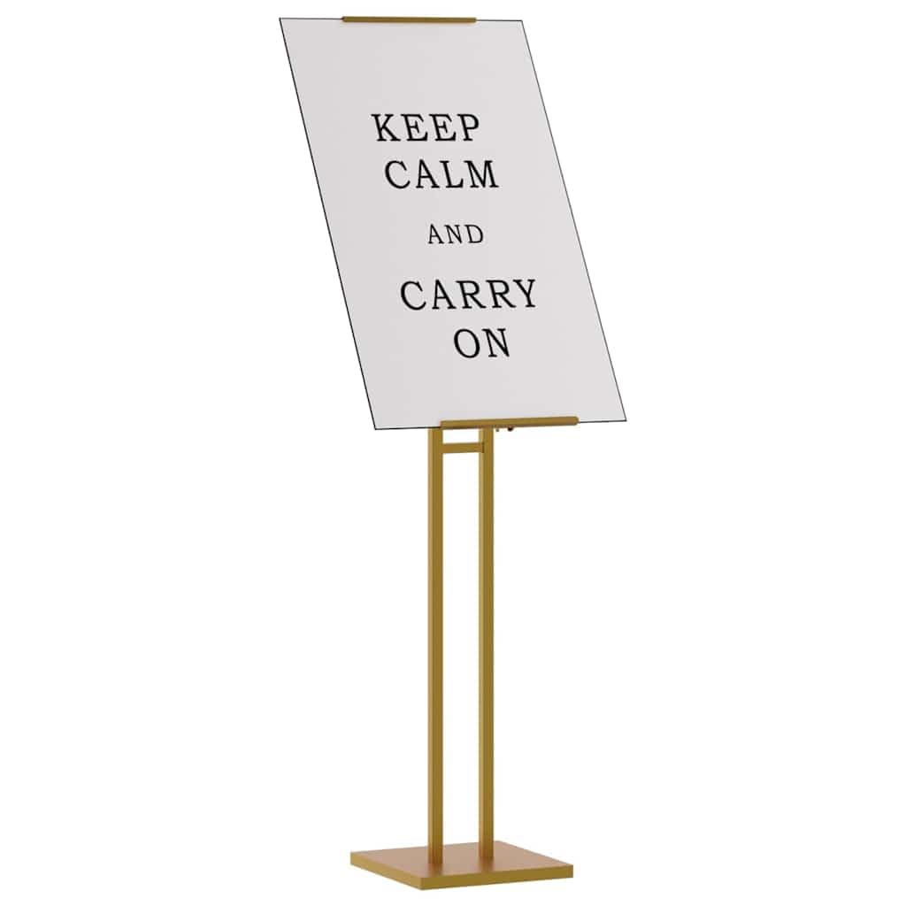 Espositori per Fiere 2 PCS Oro 26,5 x 26,5 x 150 cm Acciaio,Commercio e Industria,pubblicità e Marketing,Pannelli espositivi per fiere,3.12kg-3407639