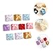 HAKIDZEL 10pcs Bowknot Jewelry Storage Boxes Small Decorative Present Containers for Women Ladies Elegant Ornament Packaging with Retro Fashion Design