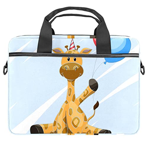 Sacoche bandoulière ordinateur portable 13 pouces 14 pouces housse motif girafe