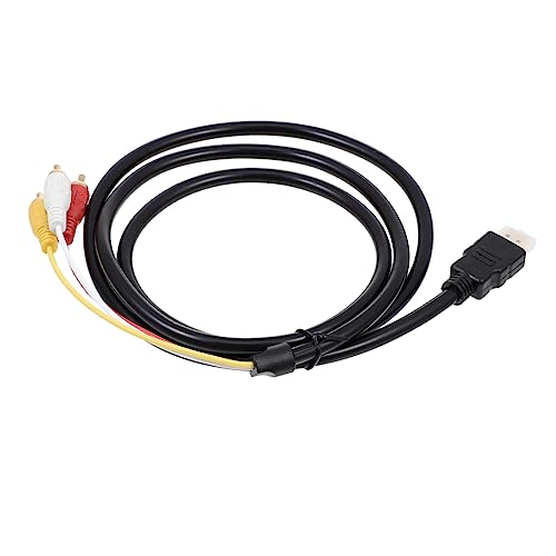 Happyyami to Cable Converter High Definition Adapter Gold Plated Connector for Tv