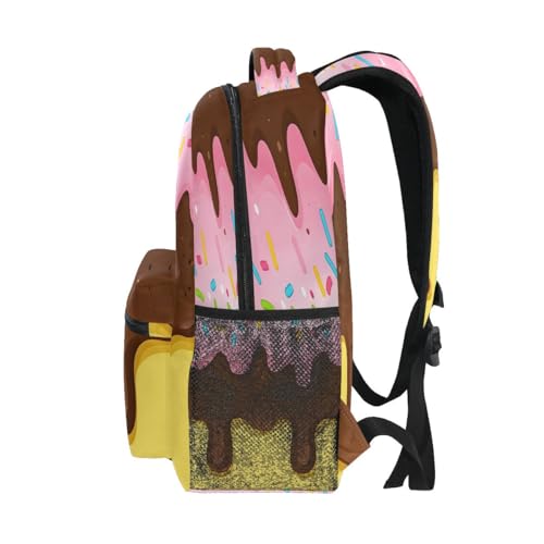Ice Cream Kids Backpack for Boys Girls Backpacks Student Backpack Big For Elementary School Shoulder Bag Bookbag4