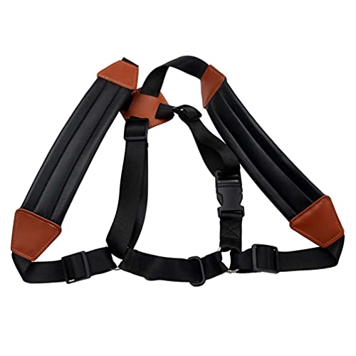 MILISTEN Saxophone Courroie De Cou Réglable Saxophone Harnais avec Boucle En Métal pour Alto Sax Ténor Clarinette Baryton Soprano Corne Musique Instrument Noir