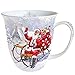 Ambiente Tasse de Noël Motif Père Noël sur traîneau 0,4 l