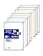 Oxford A4-Blätter, kariert, perforiert, 160 Blatt, kariert, 5 x 5, 10 Bandfarben