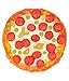 Giant Gummy Pizza - Five Fruity Flavors, Offered in Two Classic Styles for Ultimate Enjoyment, Directly from GGB Candies' Culinary Creations! (Round Pizza, 16 Ounce)