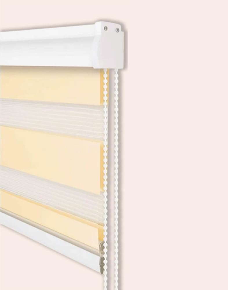 Store enrouleur occultant partiel contre le vis-à-vis pour fenêtres de bureau et salon
