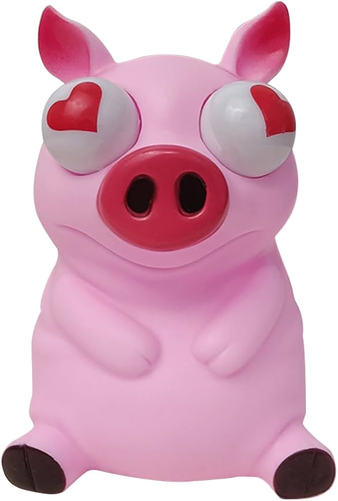 Amazon.co.jp: starhjy 抗ストレス豚のおもちゃ 手のひらサイズの派手