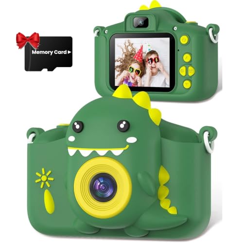 Gofunly Kinderkamera Digitalkamera mit 2,0-Zoll-Bildschirm & Karte