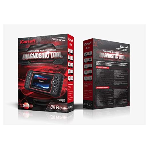 iCarsoft CR Pro Profi All-IN-One - Aparato de diagnóstico para más de 40 Marcas de vehículos OBD 2 (5 Unidades)