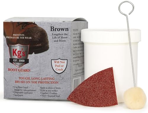Kg's Boot Guard Brush on Toe Protection (Brown)