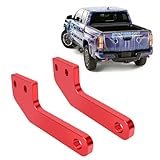 Rear Tow Hooks Fits for 2024-2025 Toyota Tacoma, Rear Recovery Points Hooks Compatible with 2024-2025 Toyota Tacoma Accessories (RED)