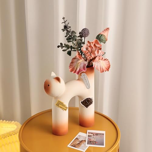 Vase en céramique pour fleurs séchées au design minimaliste - 3