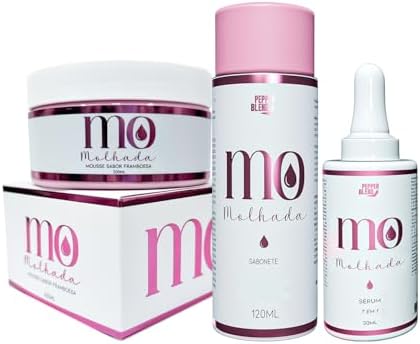 Kit Banho Premium Mousse Hidratante Corporal Framboesa Sérum 7/1 ...