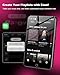 80GB MP3 Player with Bluetooth and WiFi, 4.0