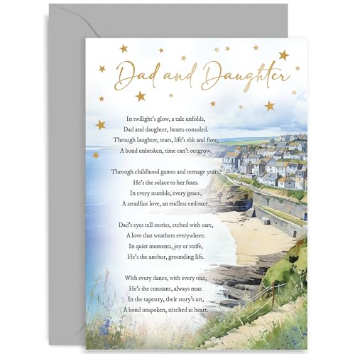 Old English Co. Dad Birthday Cards from Daughter - Sentimental He...