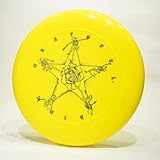 Discraft Sky-Styler - Grateful Disc Star Design Freestyle Frisbee Sport Flying Disc Bright Yellow