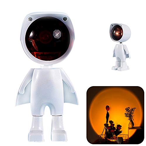 Colawind LED Sunset Projection Lamp/ Light/Floor Light, Rainbow Floor Light, Romantic Projector, Sunset Projection Light, Rainbow Sunset Projection Floor Lamp (Sunset+USB Charger)