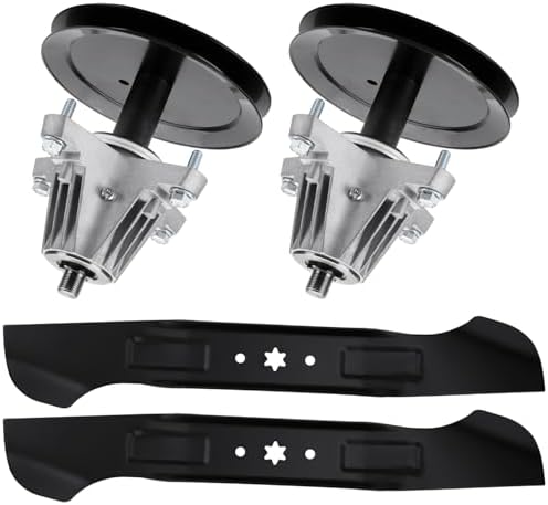 Mandrino Tosaerba Cub Cadet Assemblaggio Mandrino Per Tosaerba MTD Cub Cadet LTX 46 - Numero Parte 918-04865A, In Acciaio E Alluminio Ricambi MTD Tosaerba - Foto 2